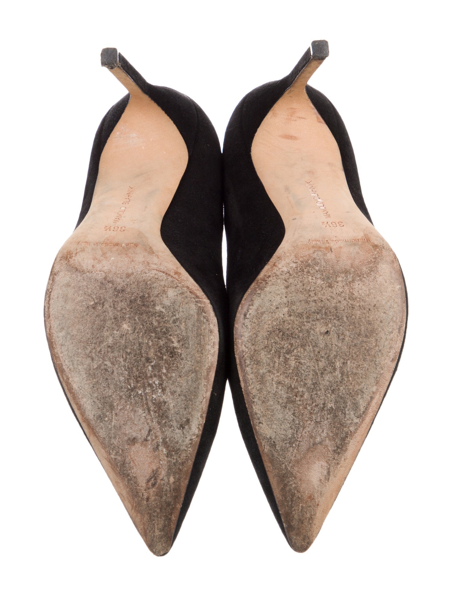 Manolo Blahnik Suede Pumps